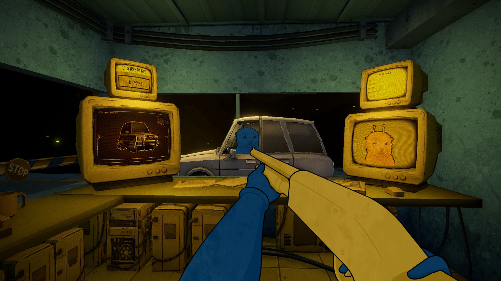 XenoFeels Steam screenshot showing an alien inspection scene