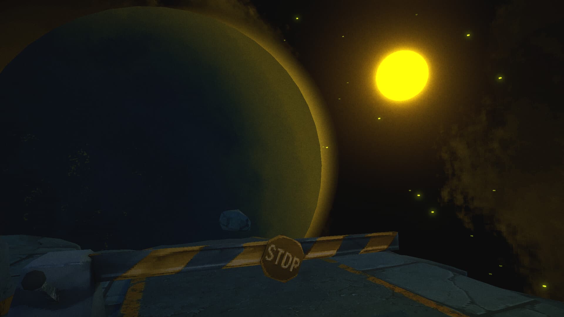 XenoFeels screenshot showing a vehicle inspection moment